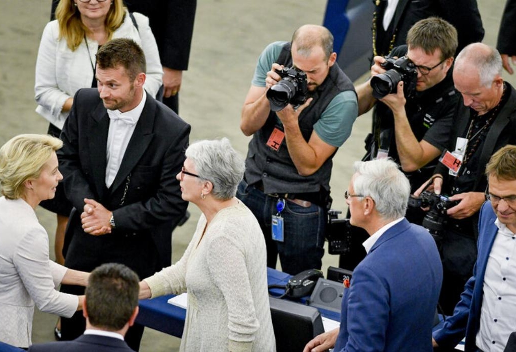 Ursula von der Leyen is confirmed as EU Commission president by the European Parliament in 2019 Ursula von der Leyen is confirmed as EU Commission president by the European Parliament in 2019