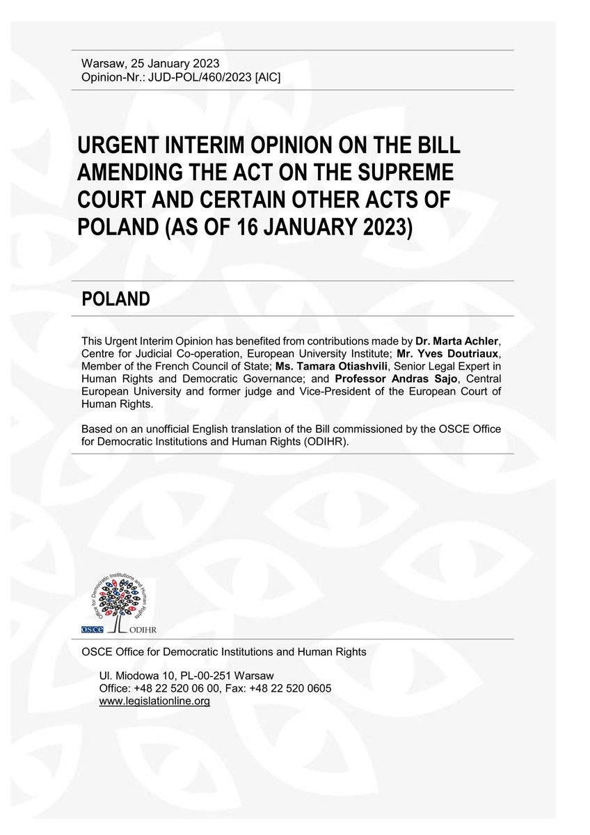 Rule of Law in Poland